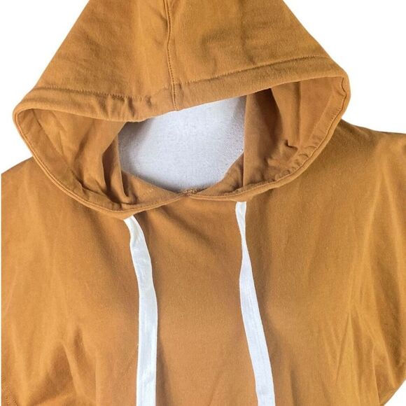 Zyia Active Womens Yellow Hoodie Pullover Short Sleeve Top Small - Picture 2 of 7